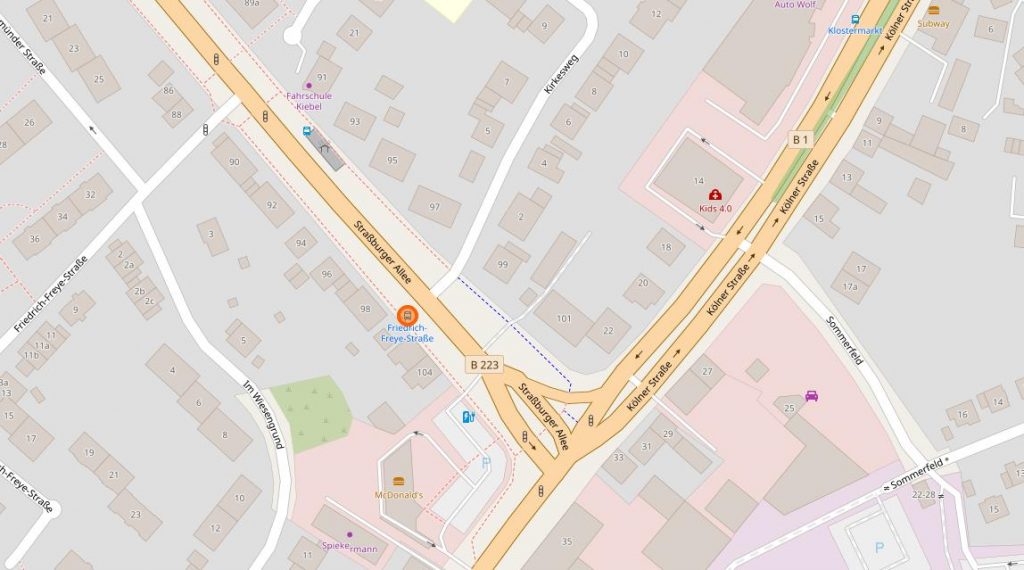 Bushaltestelle Friedrich-Freye-Strasse